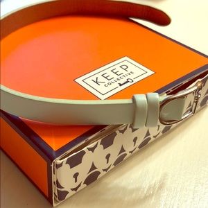 KEEP collective pale aqua leather band